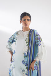Stitched Muzlin Lawn Suit
